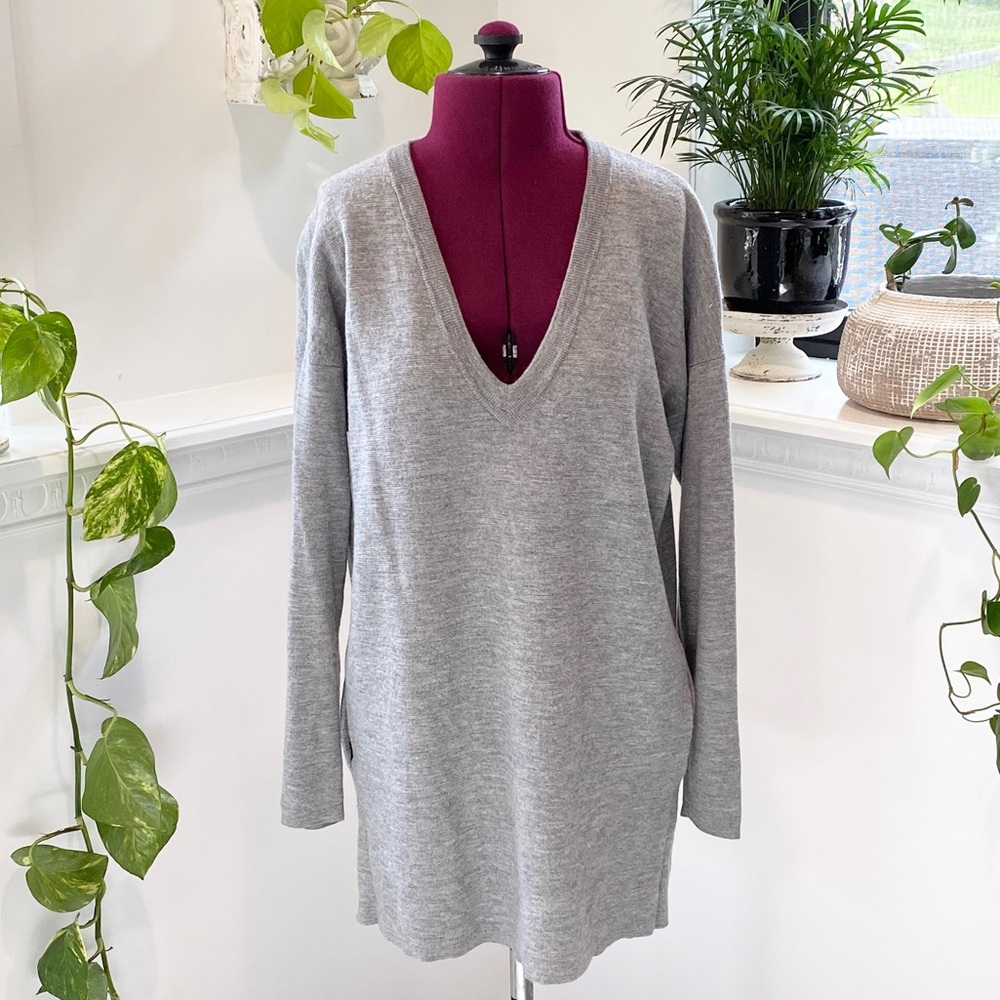 J Crew Merino Wool sweater with pockets